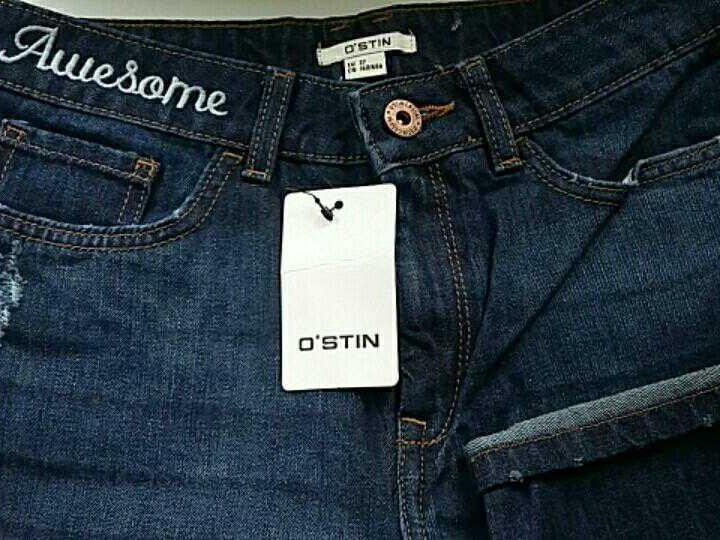 Новые джинсы Ostin р. 27 100% хлопок, с этикеткой