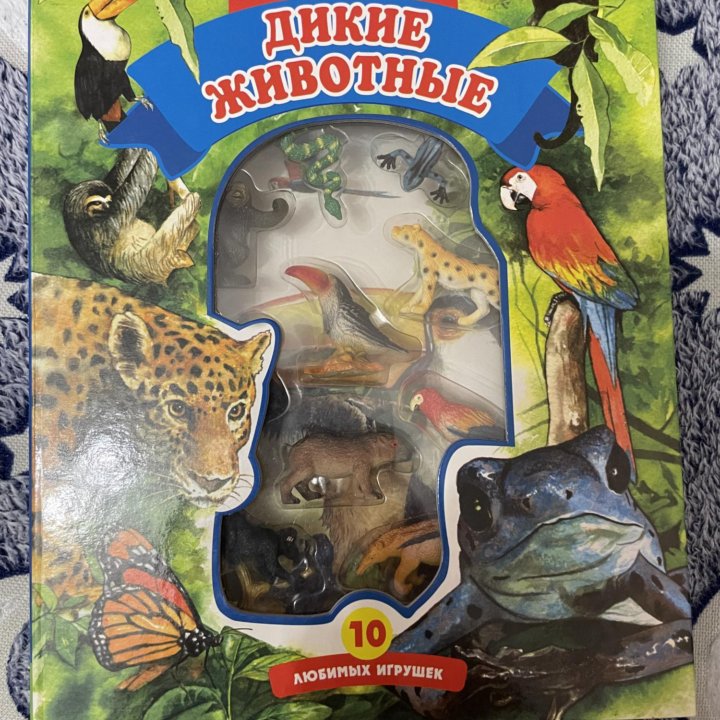 Книга с игрушками