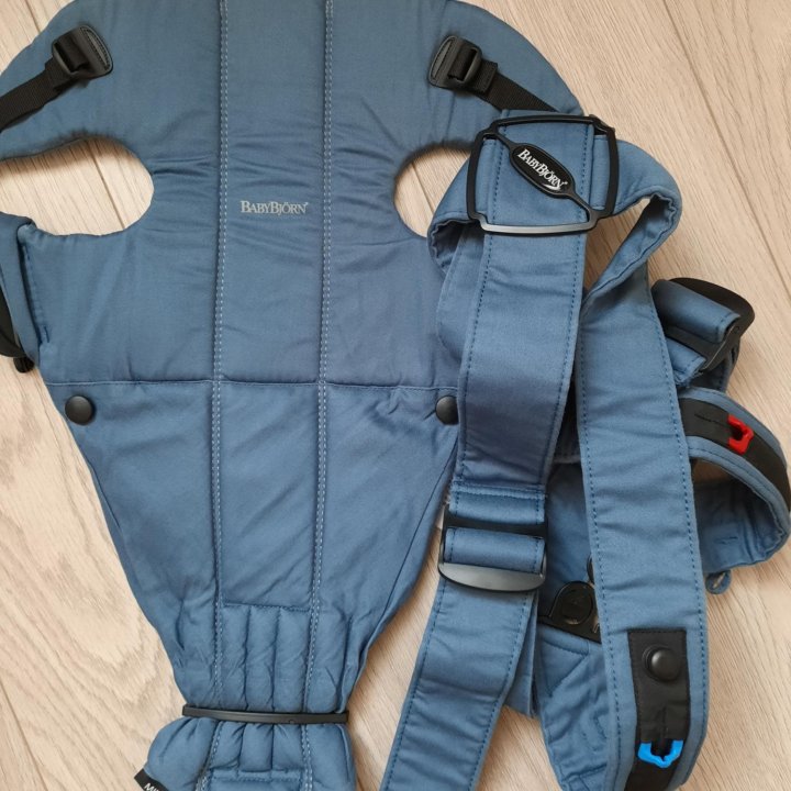 Эрго-рюкзак Babybjorn mini cotton (индиго)