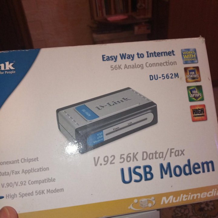 Аналоговый модем d-link du—562m