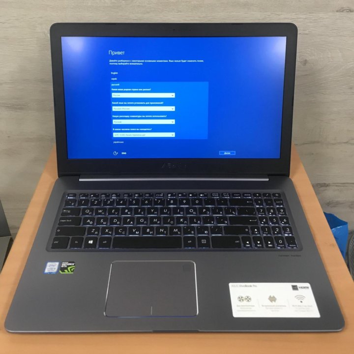 Asus ядер-12.Core i7-9750H nvidia GTX1050ti-6гб