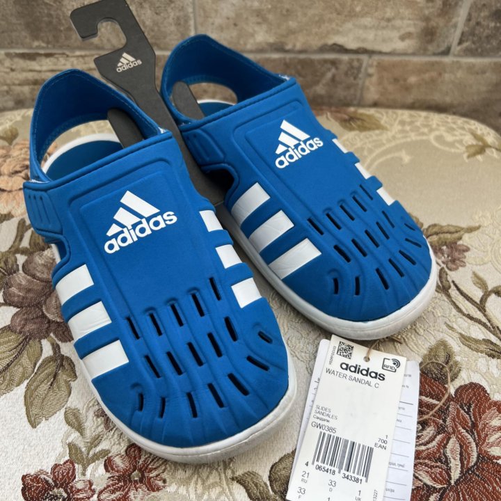 Сандалии детские adidas синие р. 33