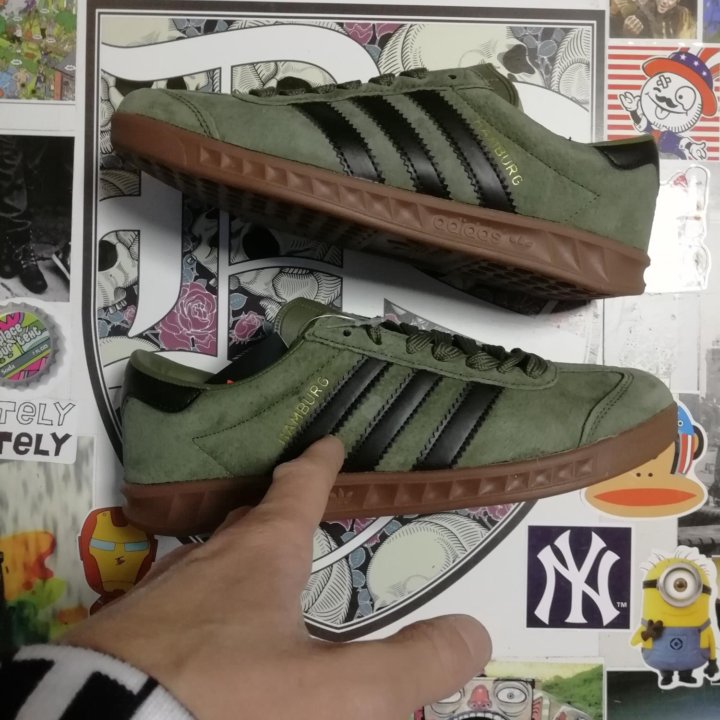 ☘️КРОССОВКИ ADIDAS HAMBURG GREEN