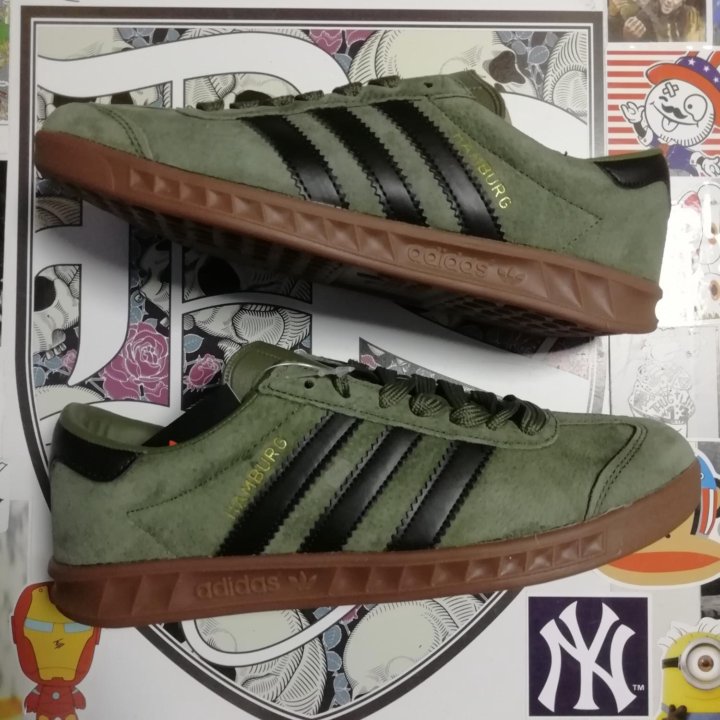 ☘️КРОССОВКИ ADIDAS HAMBURG GREEN