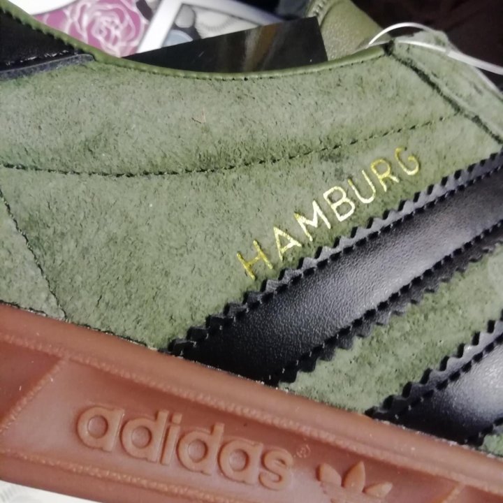 ☘️КРОССОВКИ ADIDAS HAMBURG GREEN