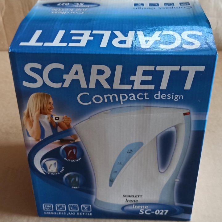 Продается электрочайник Scarlett