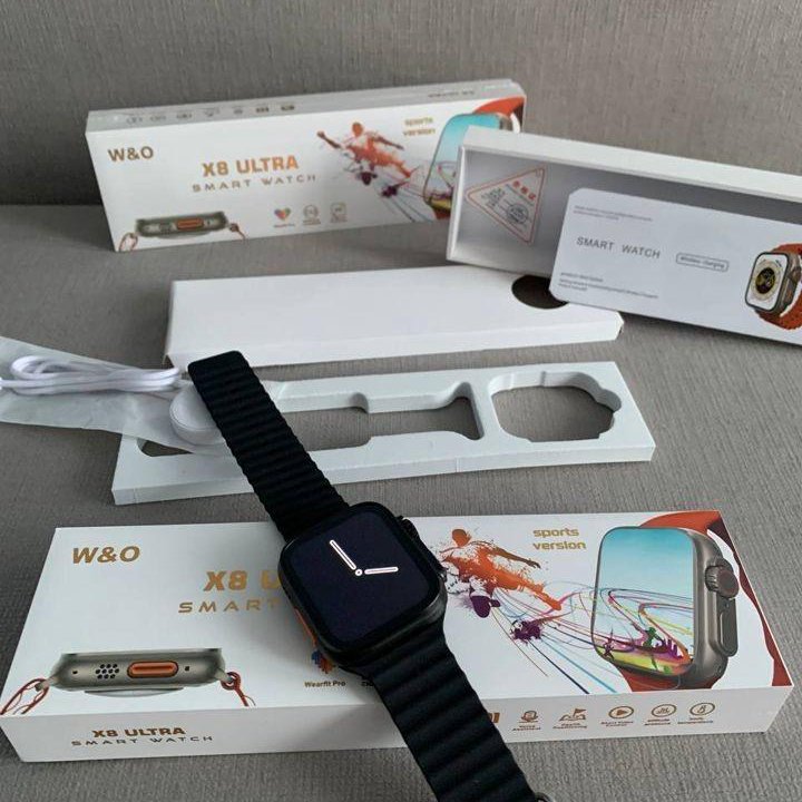 Часы apple watch 8 ultra 49мм черные