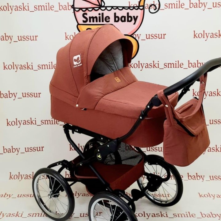 Модульная коляска Cool Baby 6300, 2/1