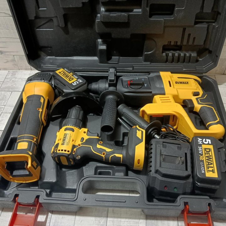 Набор dewalt 3 в 1 Аккумуляторный