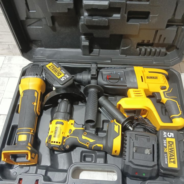 Набор dewalt 3 в 1 Аккумуляторный