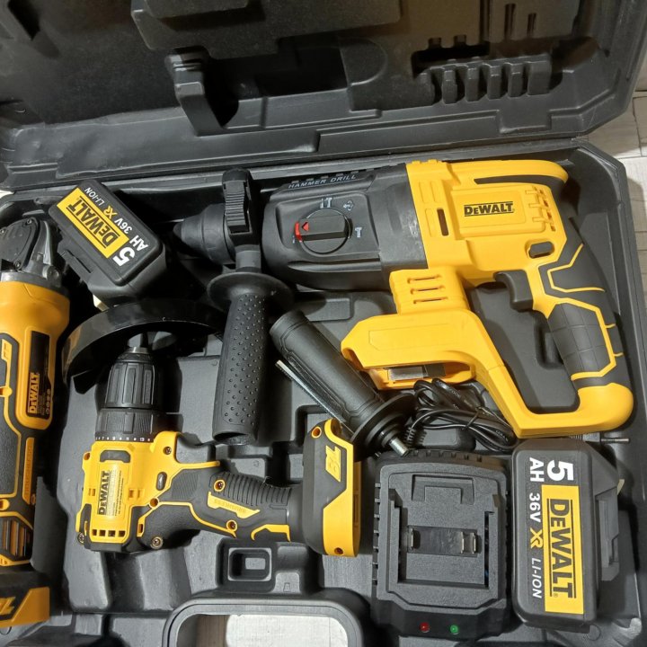 Набор dewalt 3 в 1 Аккумуляторный