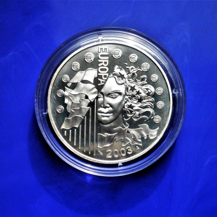 Франция 1½ евро 2003 Введение Евро, серебро