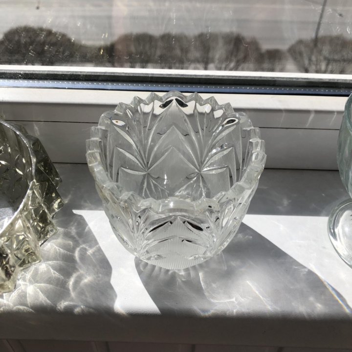 Хрустальные вазочки ссср