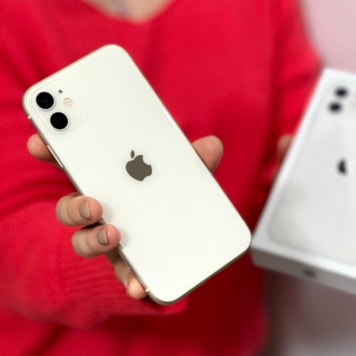 IPHONE 11 на 128гб новый белый