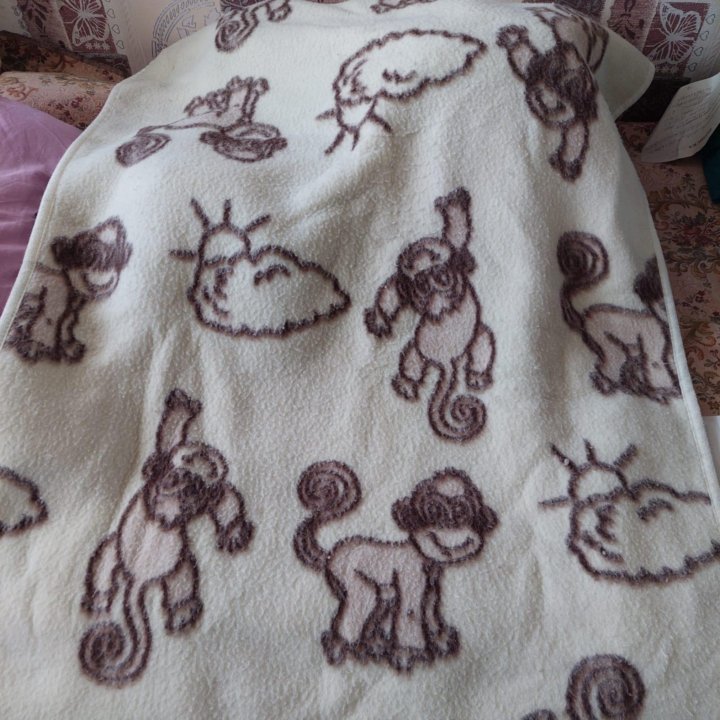 Детское одеяло из овечьей шерсти