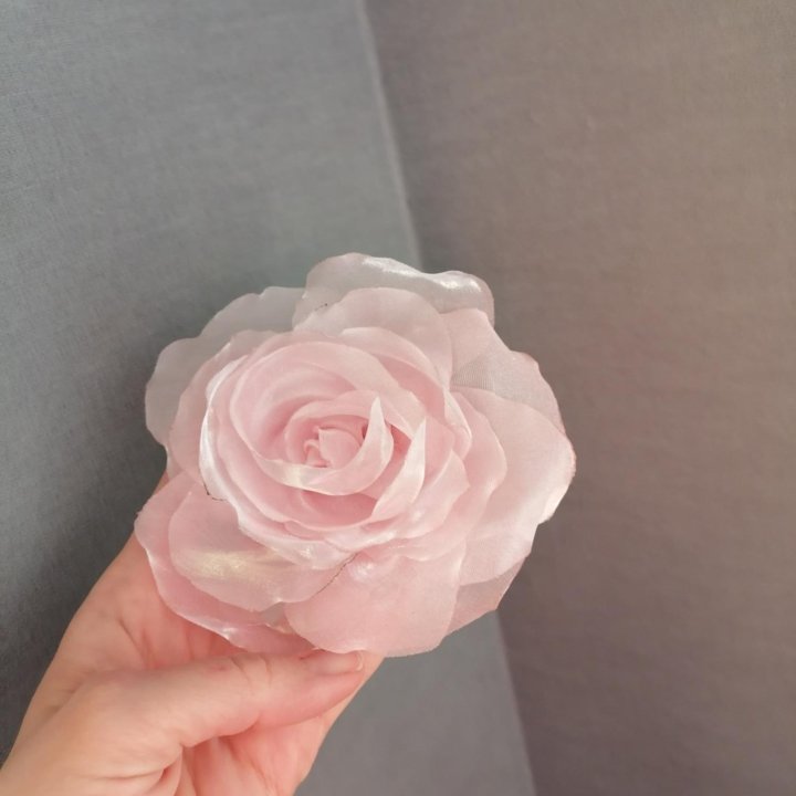 Чокер - цветок роза на бархатной ленте