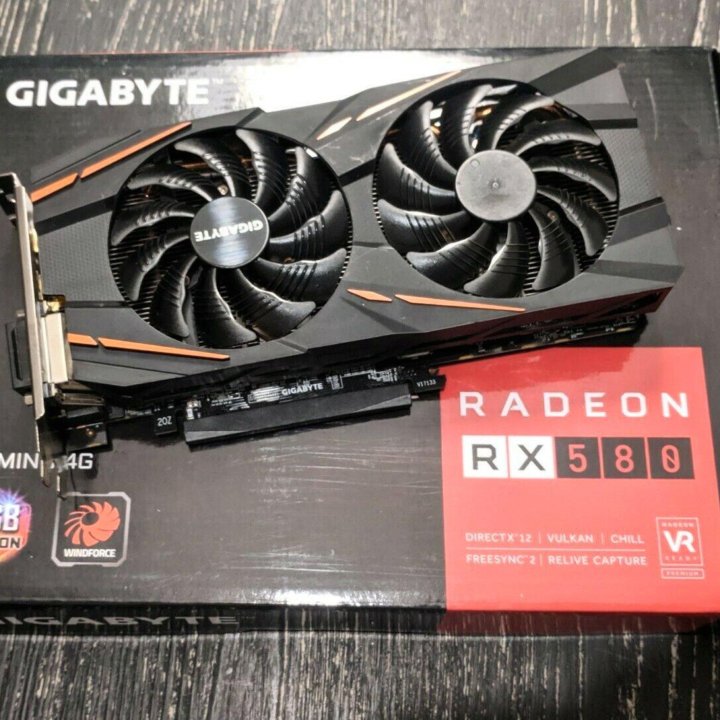 Видеокарта RX 580 8gb Gigabyte