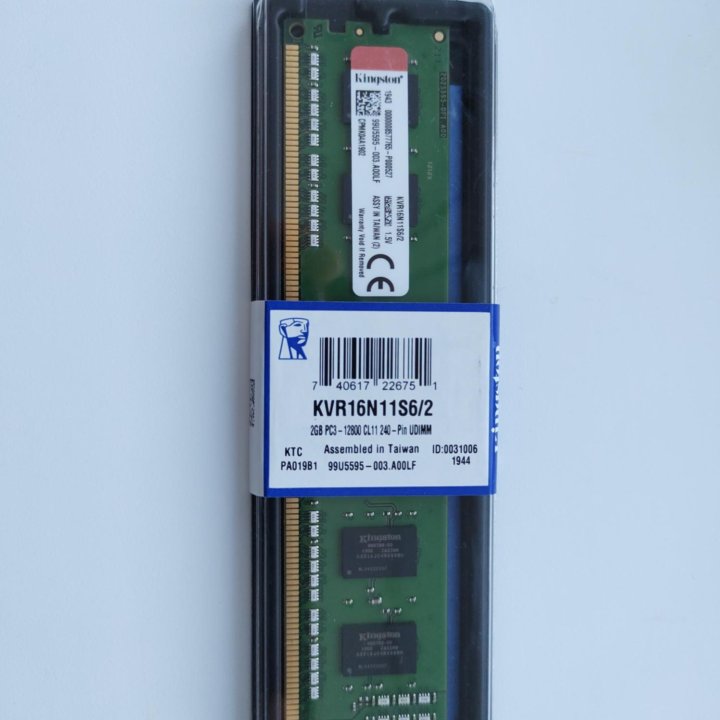 Оперативная память Kingston KVR16N11S6/2