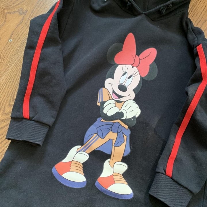 Платье-худи ZARA 134 см серия DISNEY MINNY