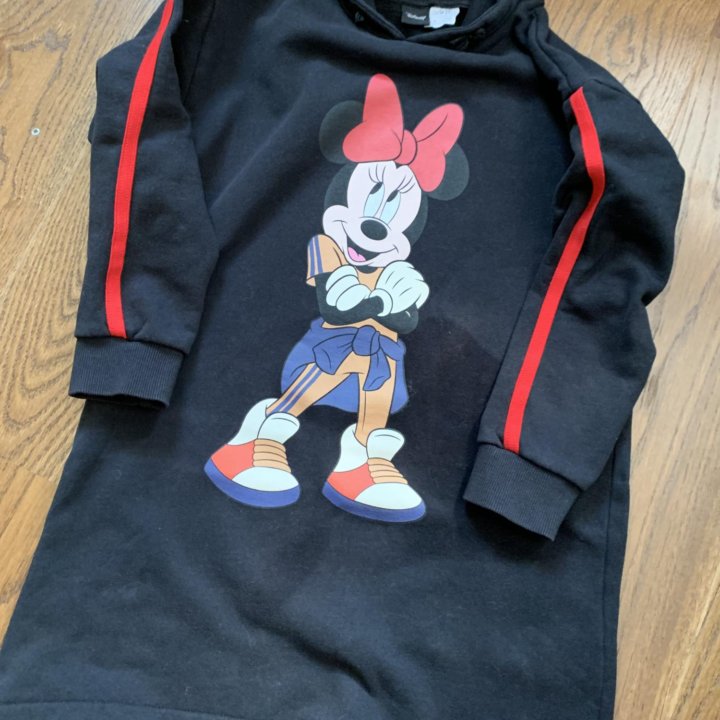 Платье-худи ZARA 134 см серия DISNEY MINNY