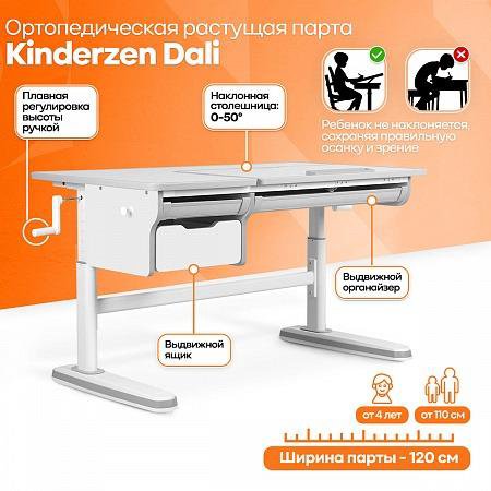 Парта растущая Anatomica Kinderzen Dali Lite