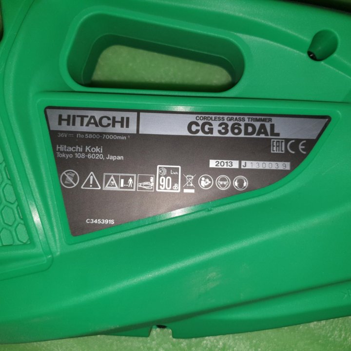 Аккумуляторный триммер Hitachi CG36DAL