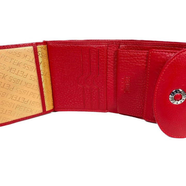 Кошелёк женский кожаный Petek 2432 red