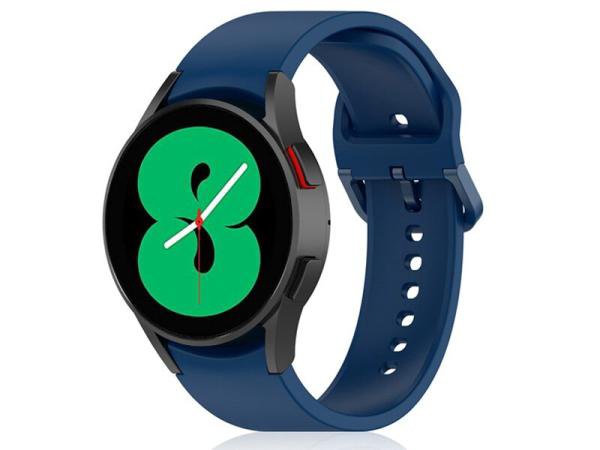 Ремешок DF для Galaxy Watch 4/5/5 Pro S/M sClassicband-04 Dark Blue