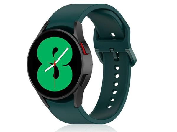 Ремешок DF для Galaxy Watch 4/5/5 Pro S/M sClassicband-04 Dark Green