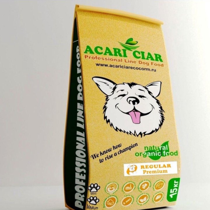 Acari Ciar Сухой корм для собак Regular с говядин