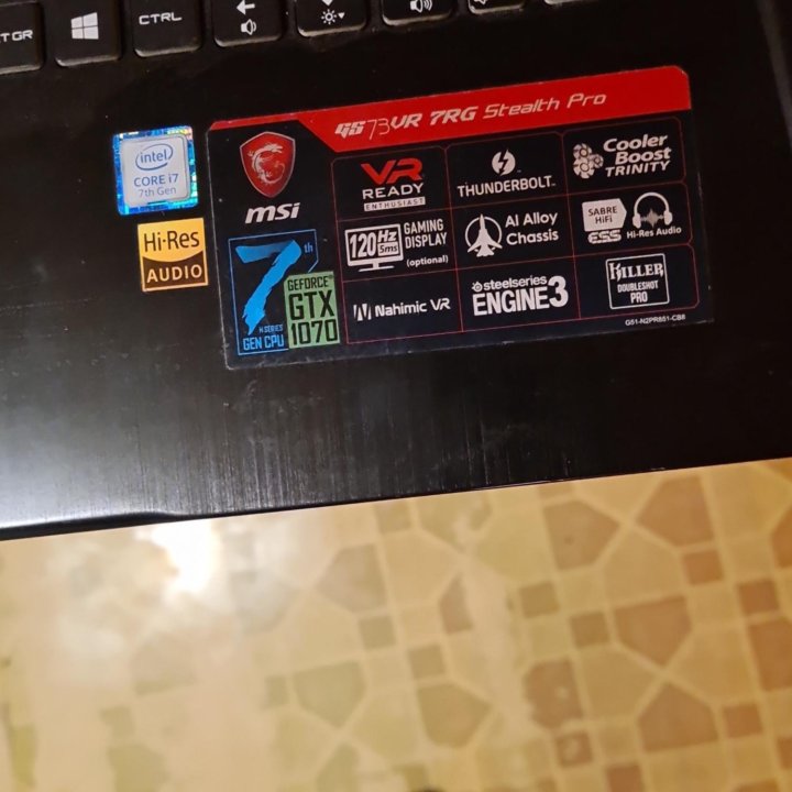 Продам игровой ноутбук msi. Я ЕДИНСТВЕННЫЙ владеле