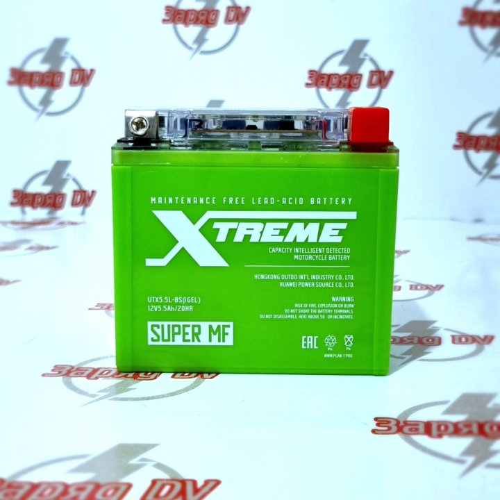 Аккумулятор Мото Xtreme UTX5,5L-BS iGEL обр