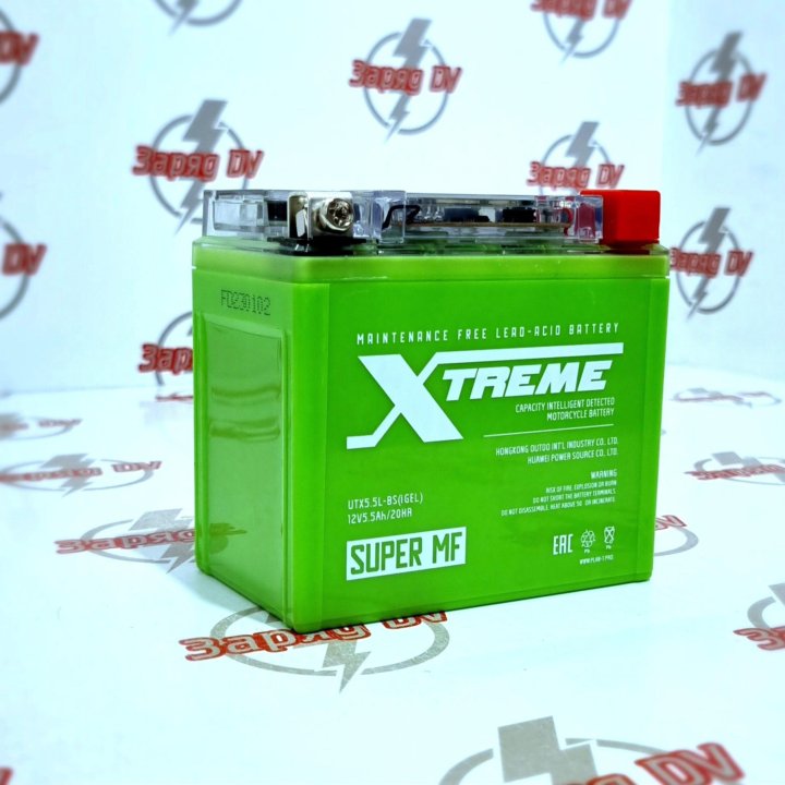 Аккумулятор Мото Xtreme UTX5,5L-BS iGEL обр