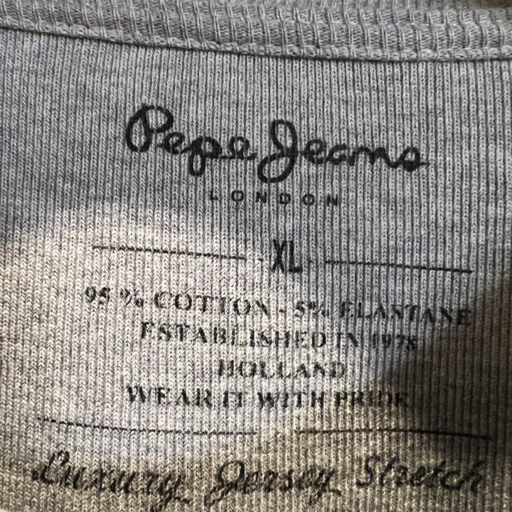 Лонгслив XL Pepe Jeans хлопок/эластан