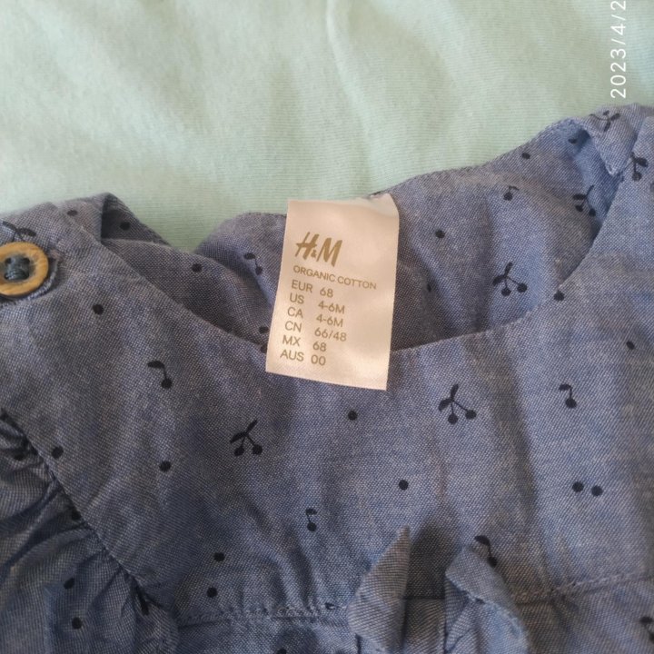 Летний комбинезон H&M 68р.