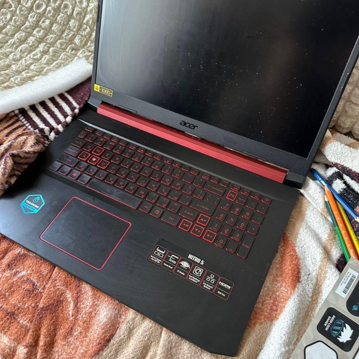 ACER NITRO 5 AN517 , 17.3” CORE I7 9750H (12-ть яд