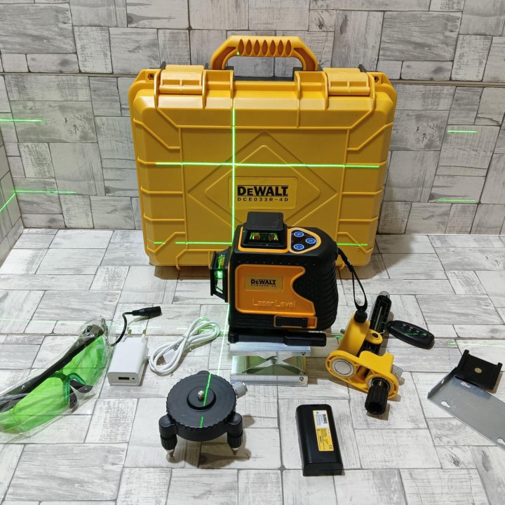 Лазерный уровень dewalt 4 d 360 16 линии