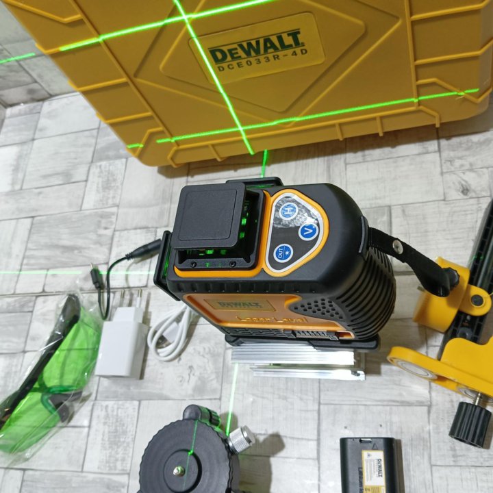 Лазерный уровень dewalt 4 d 360 16 линии