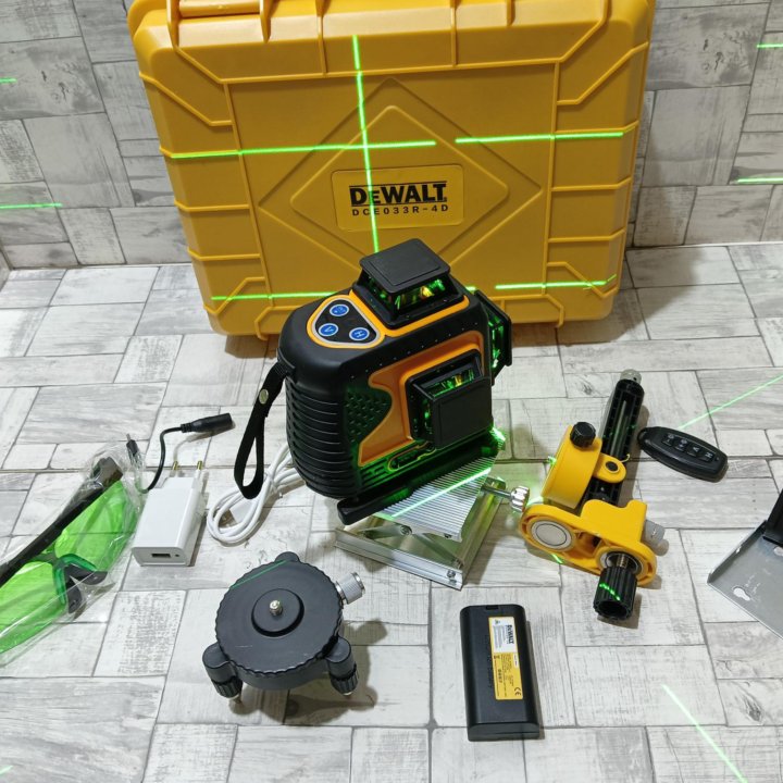 Лазерный уровень dewalt 4 d 360 16 линии