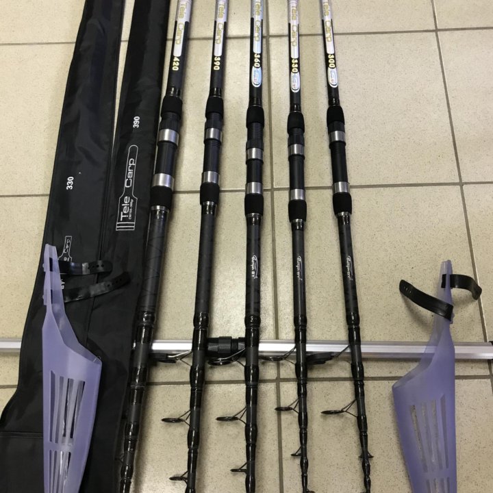 Удочка Tele Carp. От 3м до 4,2м. Тест 60-120 гр