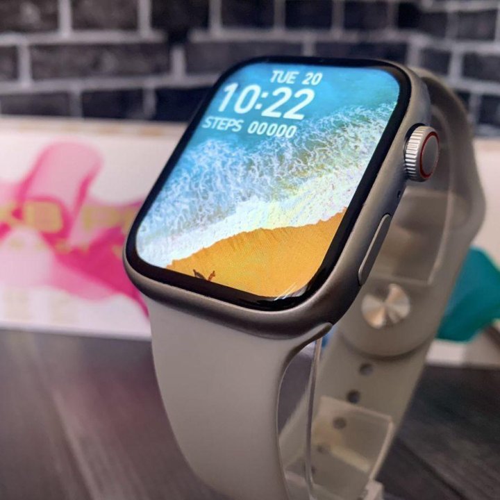 Часы apple watch 8 x8 pro серебро