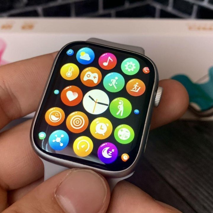 Часы apple watch 8 x8 pro серебро