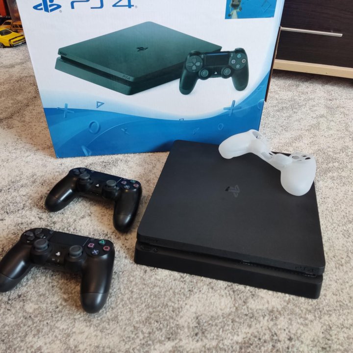 PS4 Slim 1Tb(9.00)+Atomic Heart и тд(идеал)