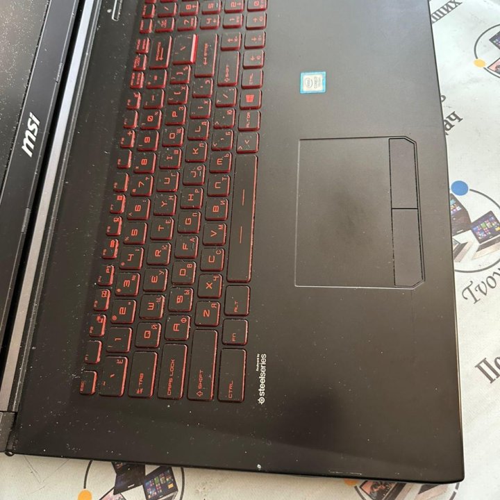 Игровой ноутбук MSI 17.3”, MS-1799, CORE I7 7700HQ