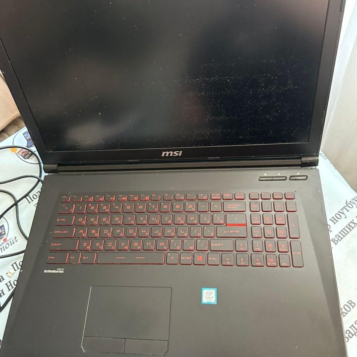 Игровой ноутбук MSI 17.3”, MS-1799, CORE I7 7700HQ