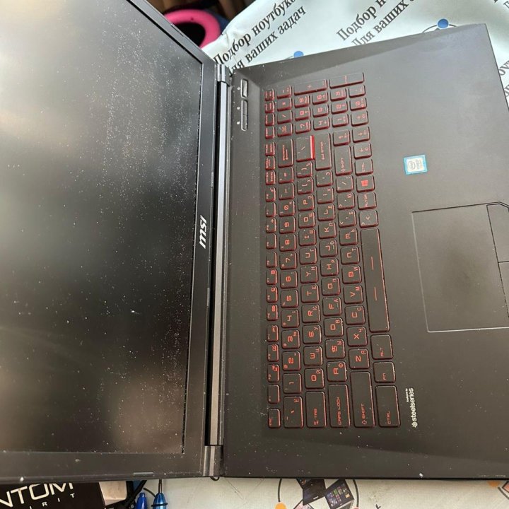 Игровой ноутбук MSI 17.3”, MS-1799, CORE I7 7700HQ