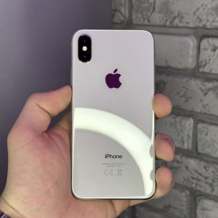 iPhone X 256gb Silver Витринный Магазин, Рассрочка