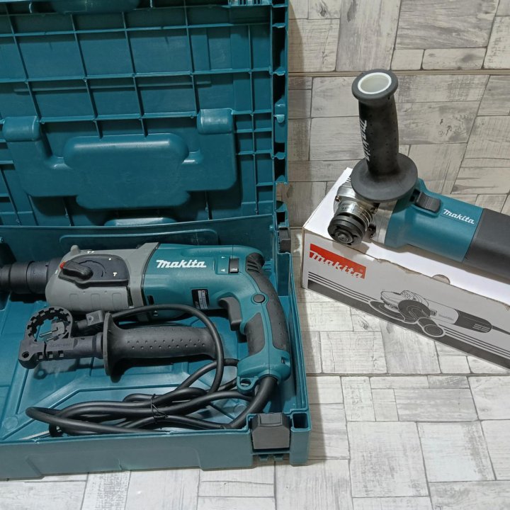 Перфоратор 2470 + ушм 125 mm makita