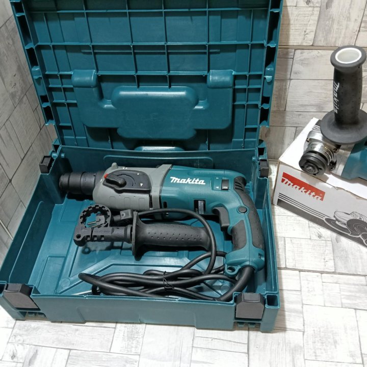 Перфоратор 2470 + ушм 125 mm makita