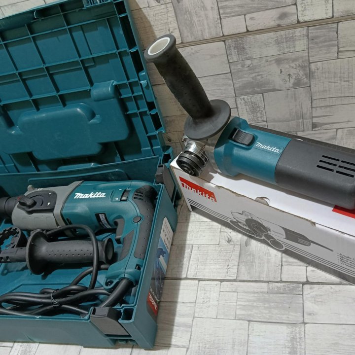 Перфоратор 2470 + ушм 125 mm makita